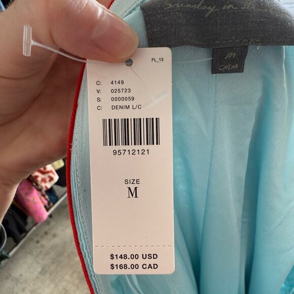 NWT NEW Anthropologie Sunday in Brooklyn Strapless Sequin Midi Dress - Picture 6 of 7